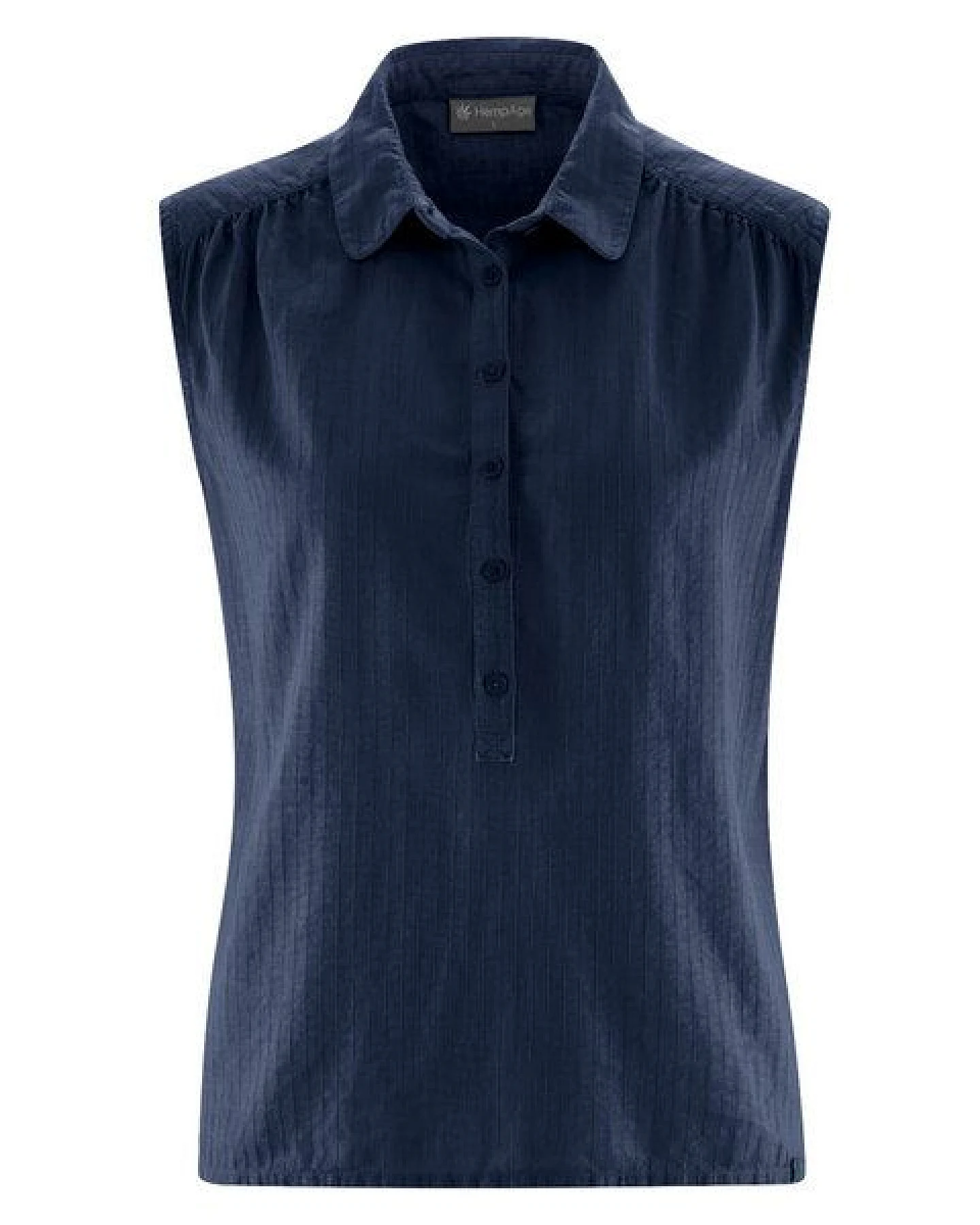 HempAge Ärmellose Bluse Hanf/Biobaumwolle – Ansicht 2