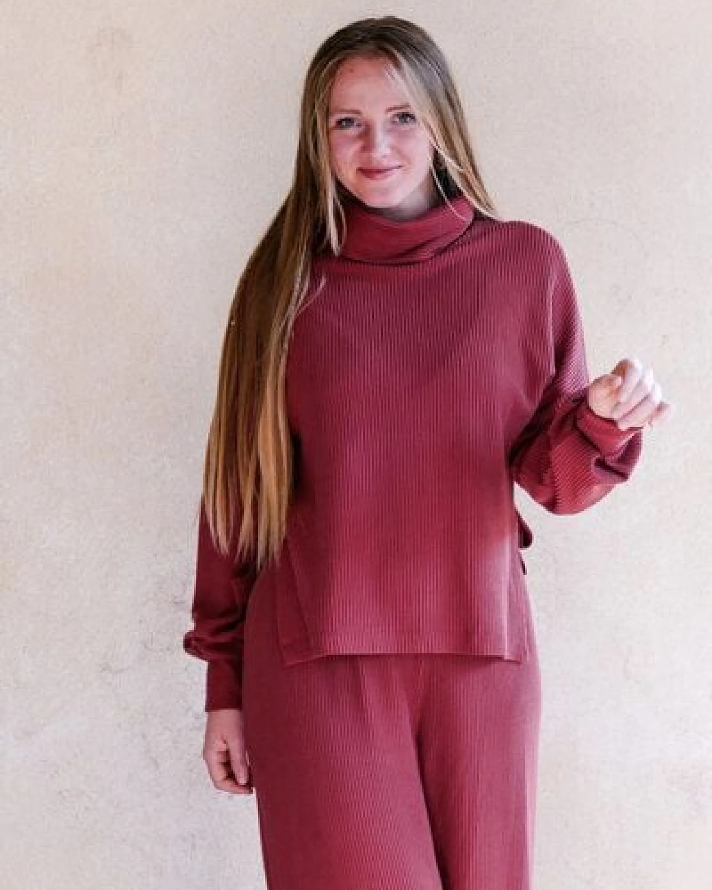 Vivien Joy Schlichter Rollkragenpullover - Aila Basic Pulli – Ansicht 4