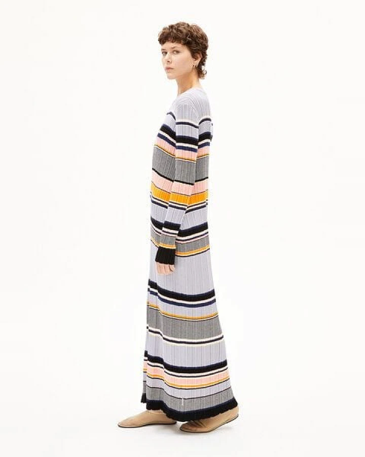 ARMEDANGELS KAAMILA STRIPES Damen Strickkleid aus Bio-Baumwolle