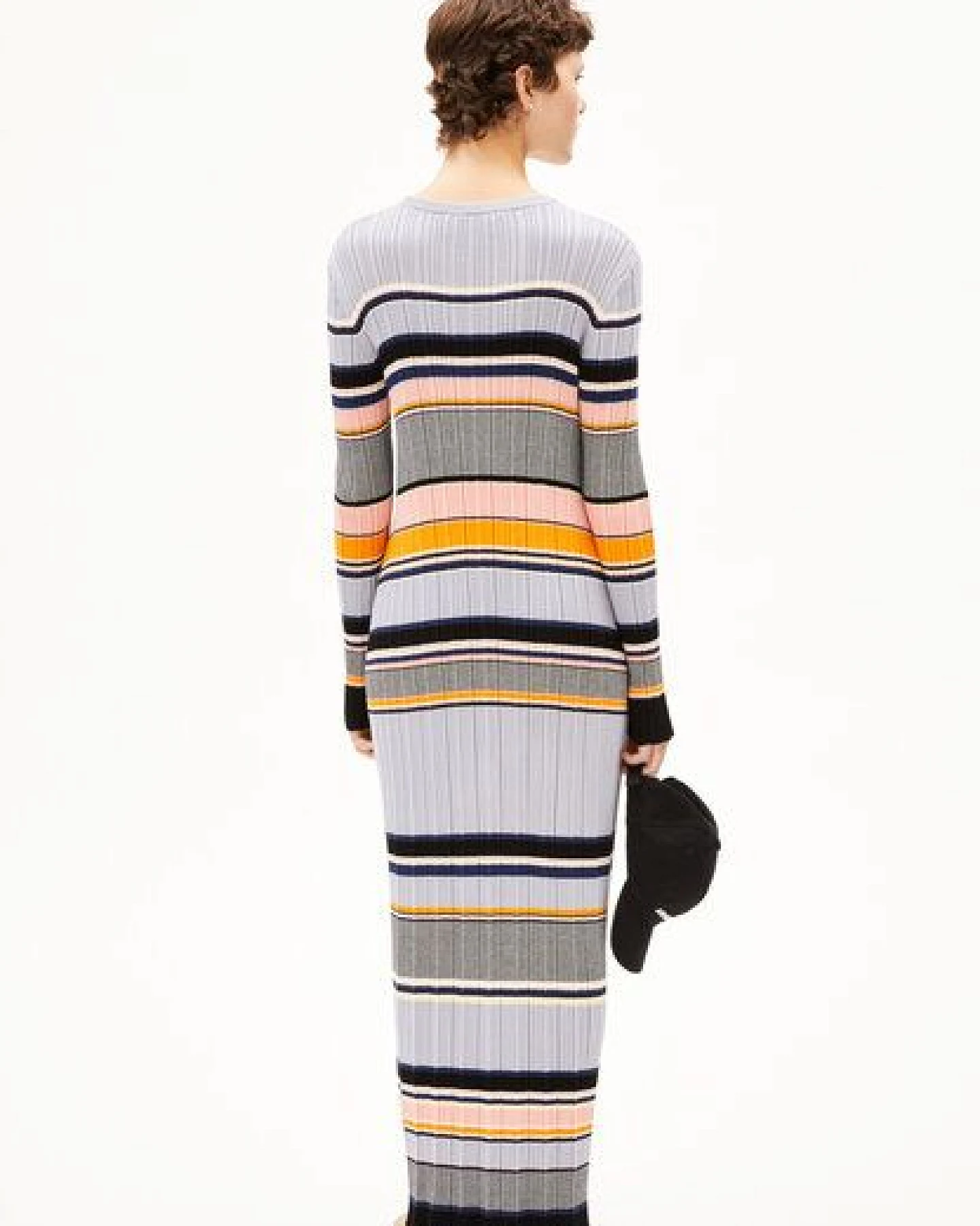 ARMEDANGELS KAAMILA STRIPES Damen Strickkleid aus Bio-Baumwolle – Ansicht 2