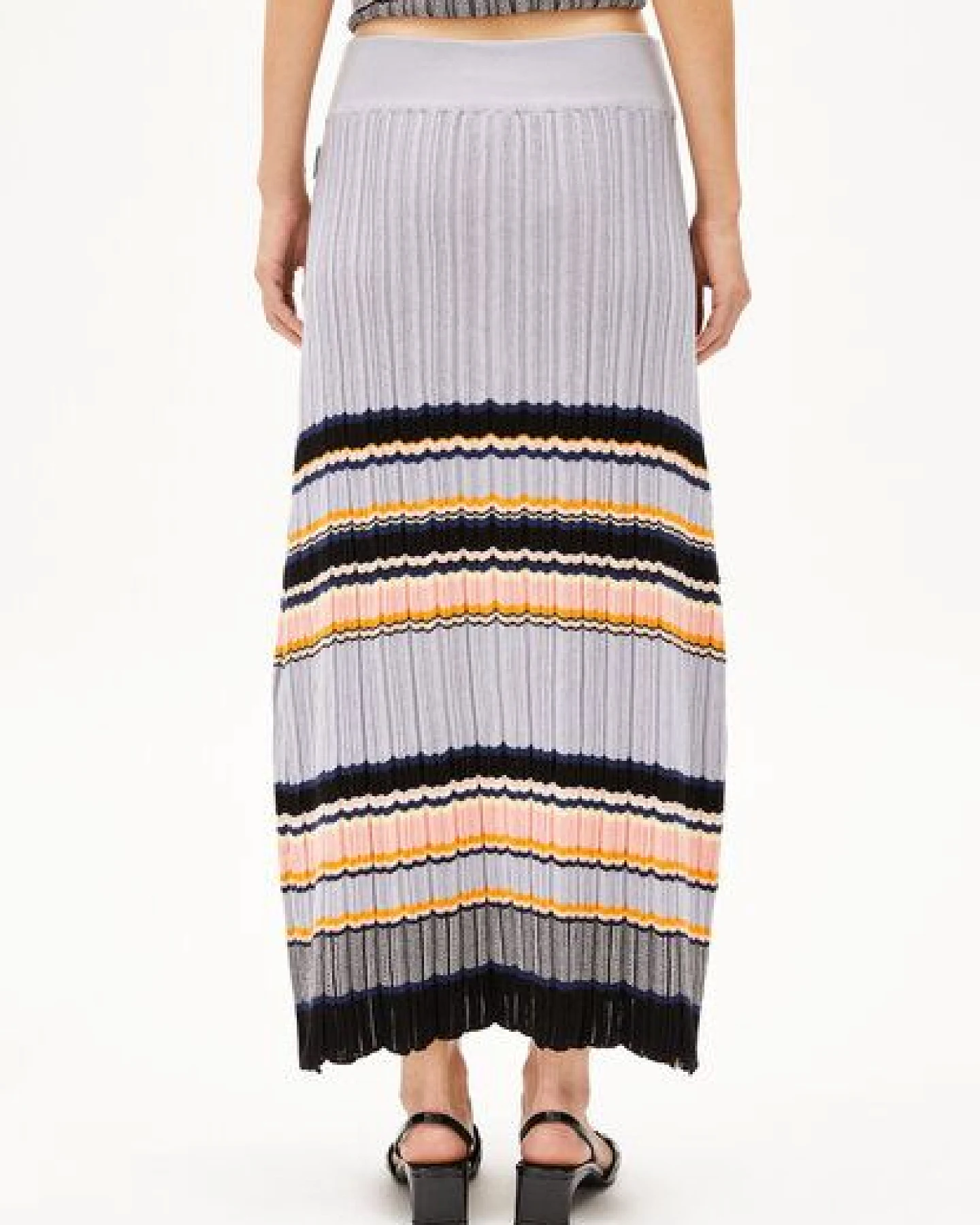 ARMEDANGELS MINNAA STRIPES Damen Strickrock aus Bio-Baumwolle – Ansicht 2