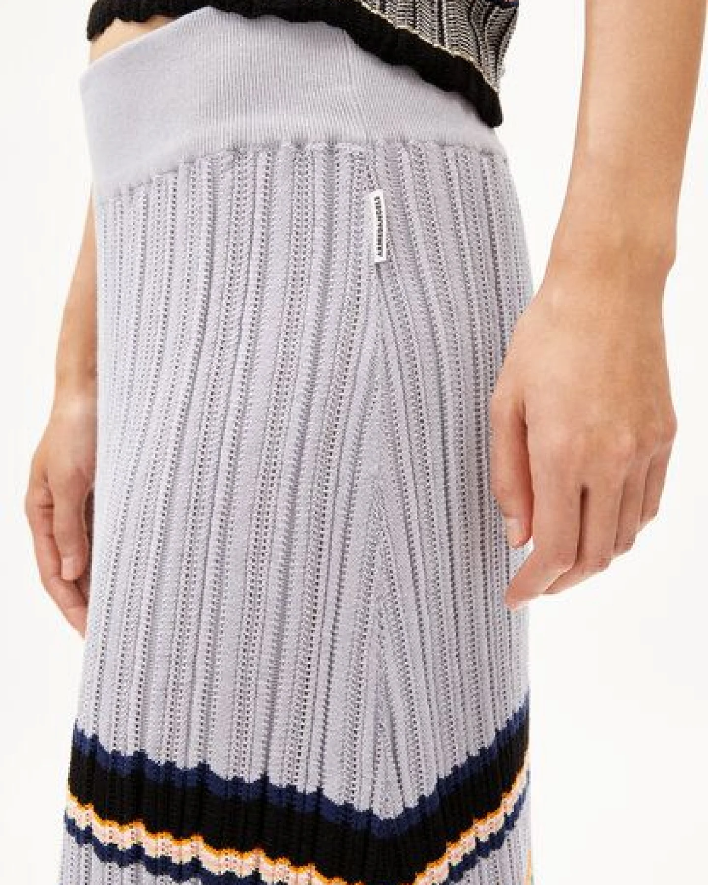 ARMEDANGELS MINNAA STRIPES Damen Strickrock aus Bio-Baumwolle – Ansicht 3