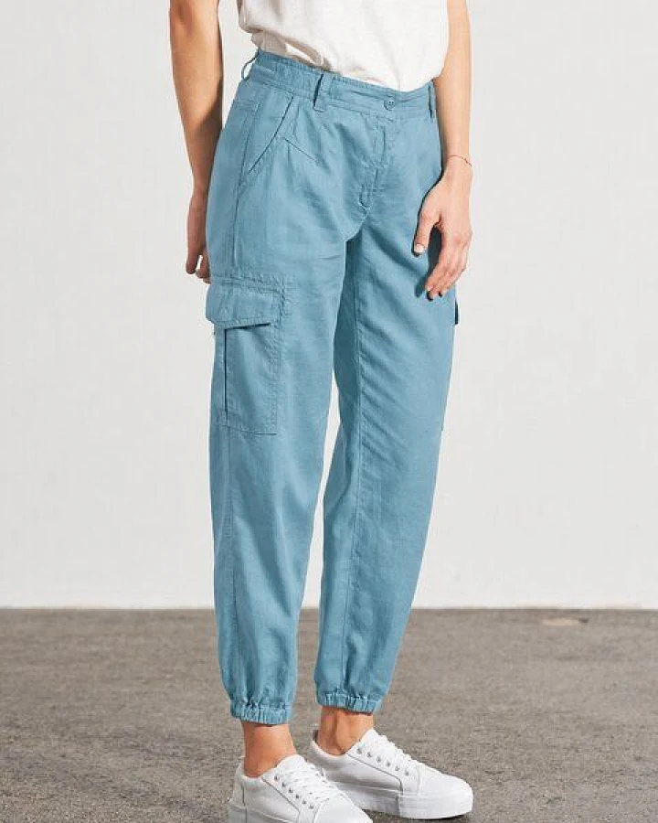HempAge Sportliche Cargohose Damen Hanf/Biobaumwolle