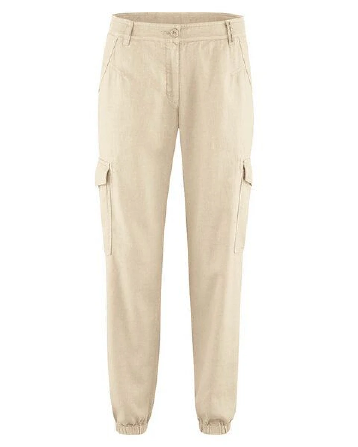 HempAge Sportliche Cargohose Damen Hanf/Biobaumwolle