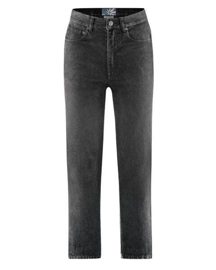 HempAge Black Denim Jeans Damen Hanf/Biobaumwolle