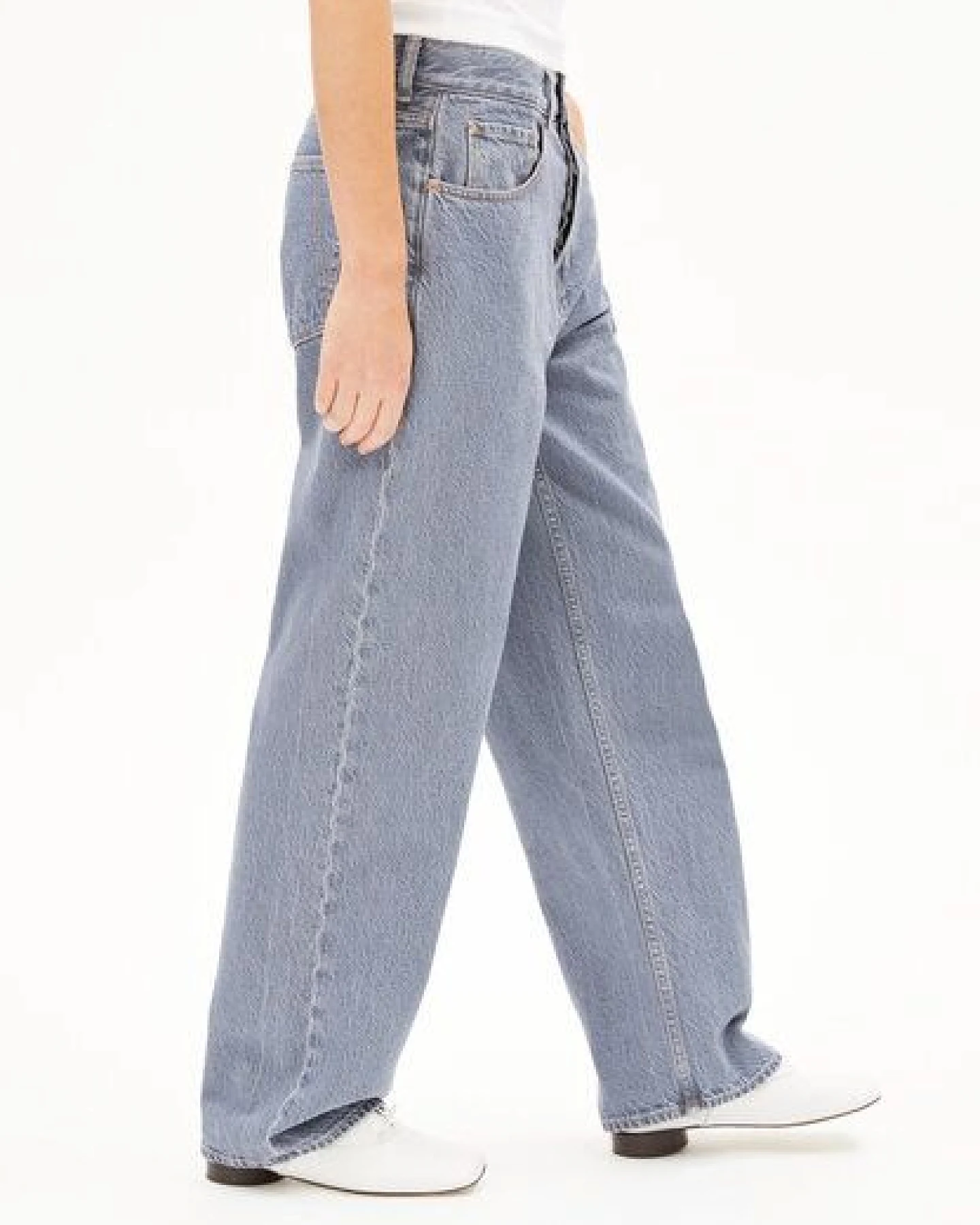 ARMEDANGELS HAAYI Damen Baggy Jeans Bio-Baumwoll Mix – Ansicht 4