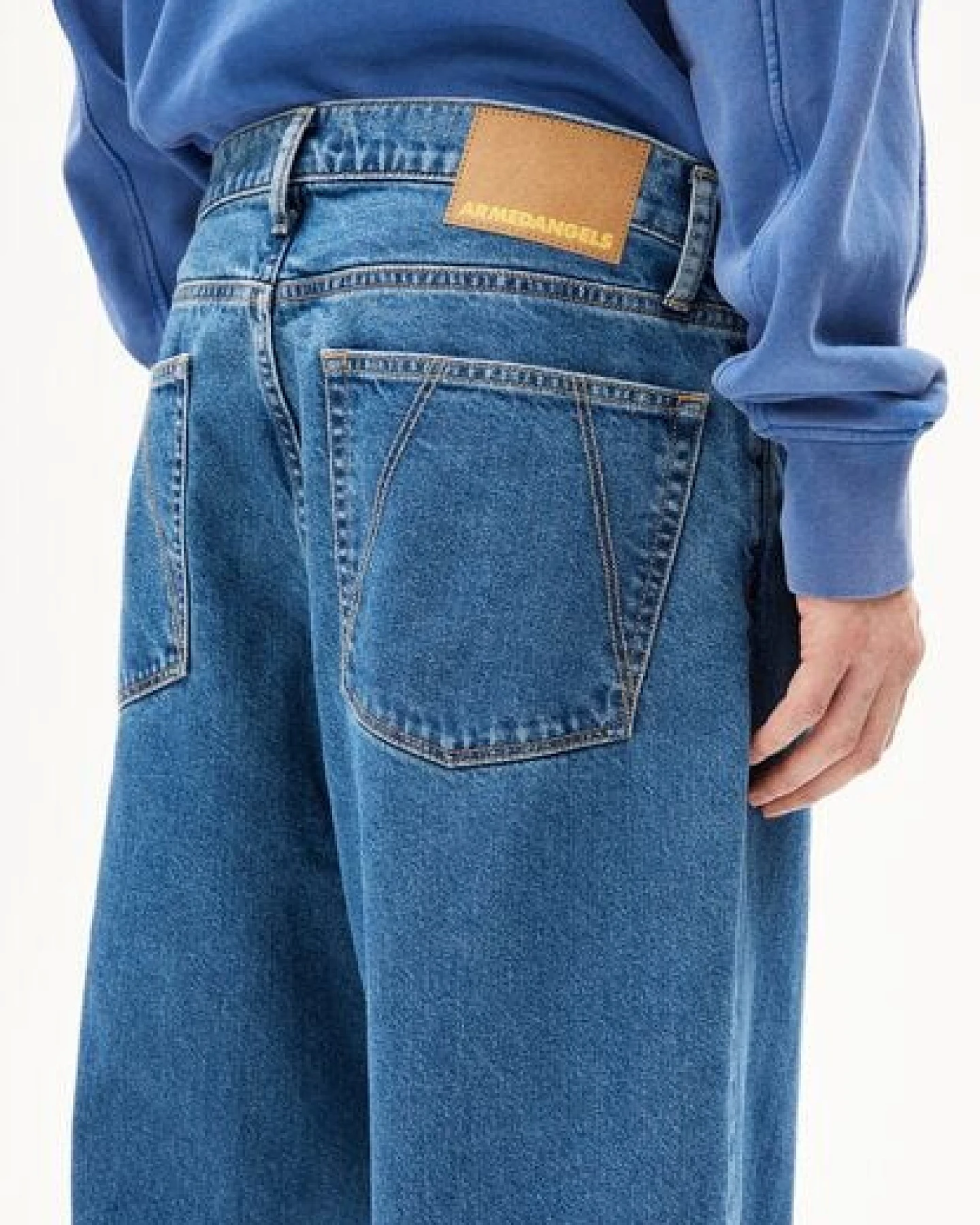 ARMEDANGELS JAAMEO Herren Baggy Jeans recycelte Baumwolle – Ansicht 4