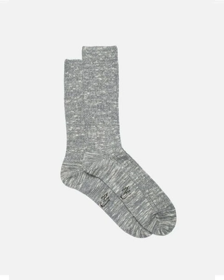 Nudie Jeans Rasmusson Mens Rib Slub Sock