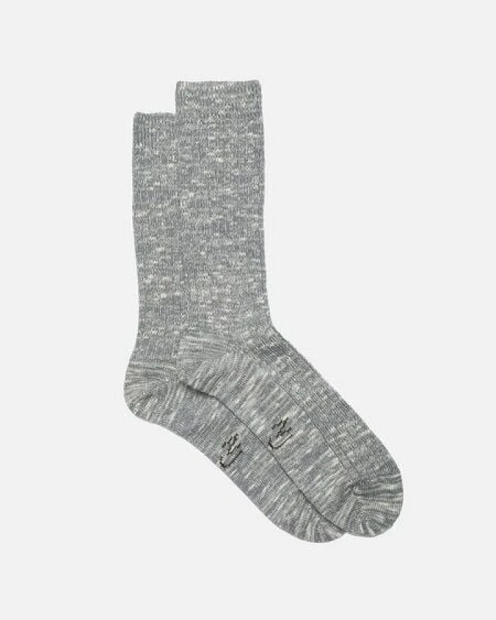 Nudie Jeans Rasmusson Mens Rib Slub Sock