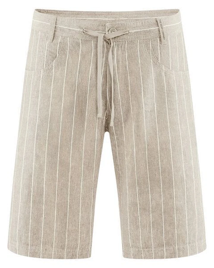 HempAge Gestreifte Herren-Shorts Hanf/Biobaumwolle