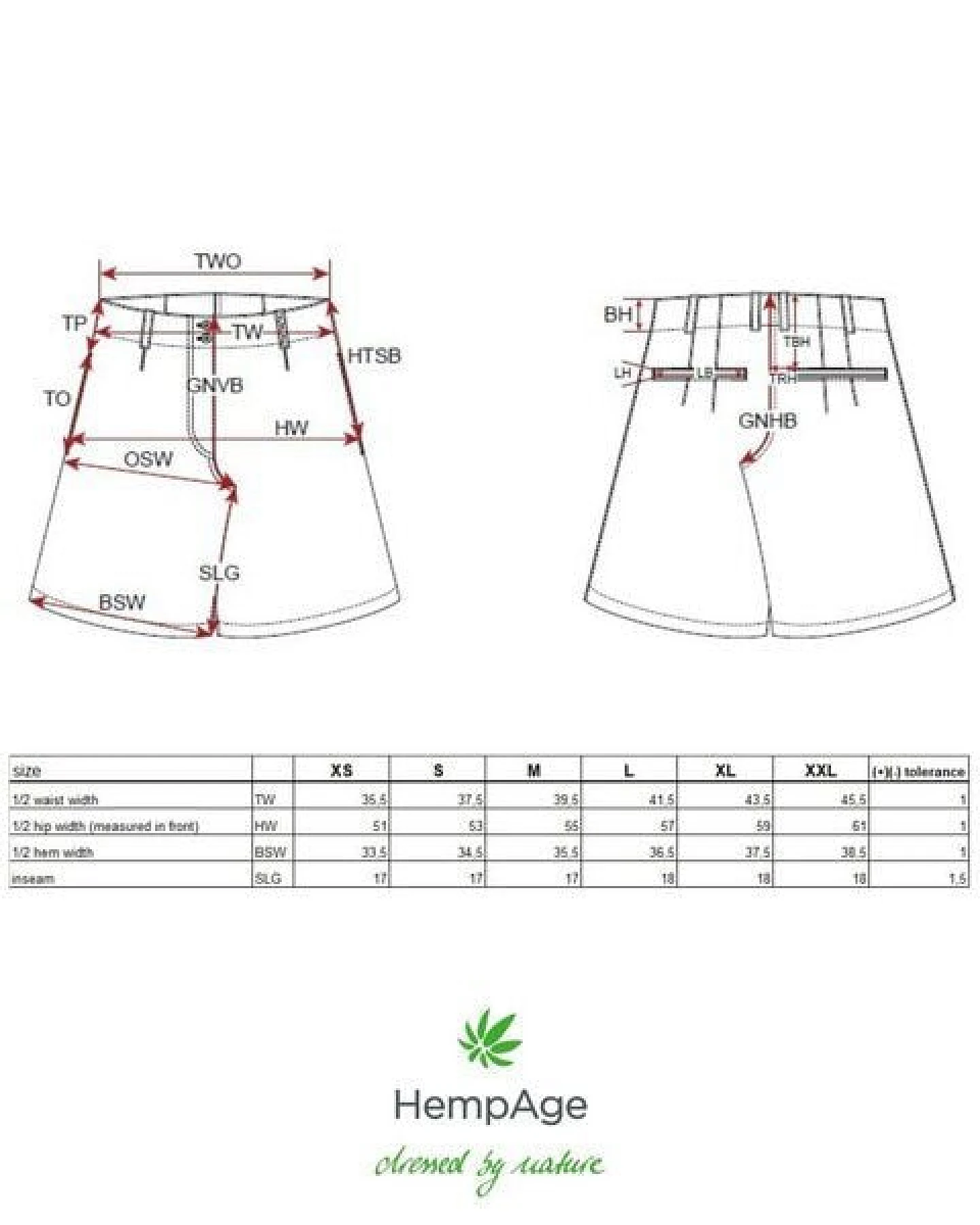 HempAge Gestreifte Damenhose Hanf/Biobaumwolle – Ansicht 3