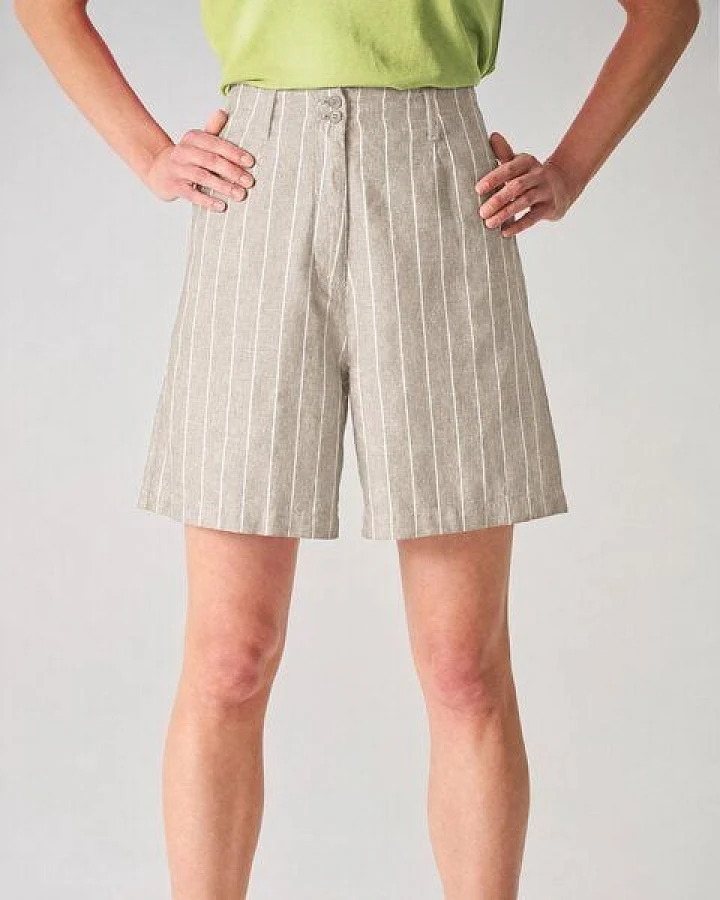 HempAge Gestreifte Damenhose Hanf/Biobaumwolle