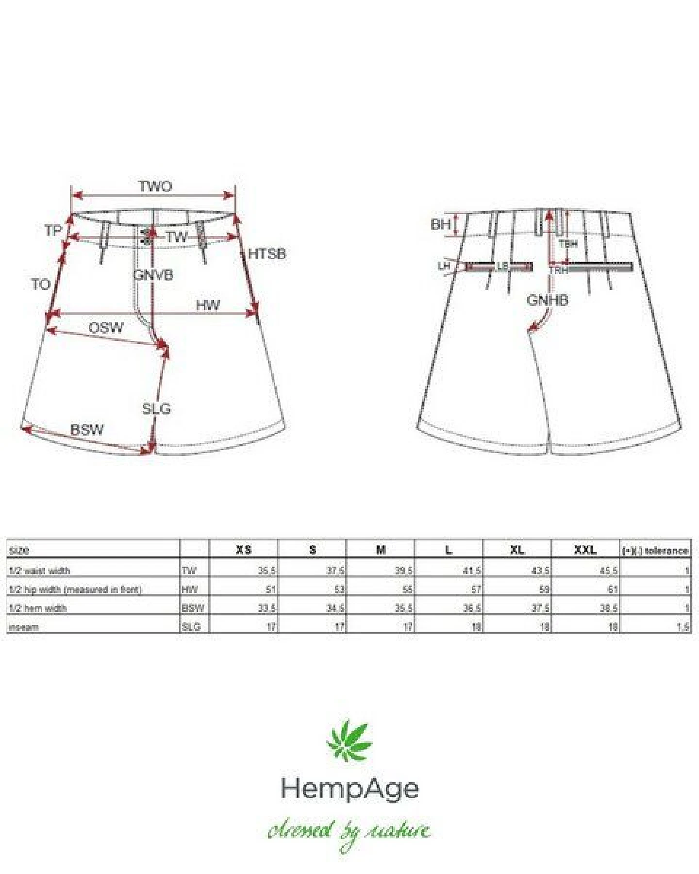 HempAge Gestreifte Damenhose Hanf/Biobaumwolle – Ansicht 3