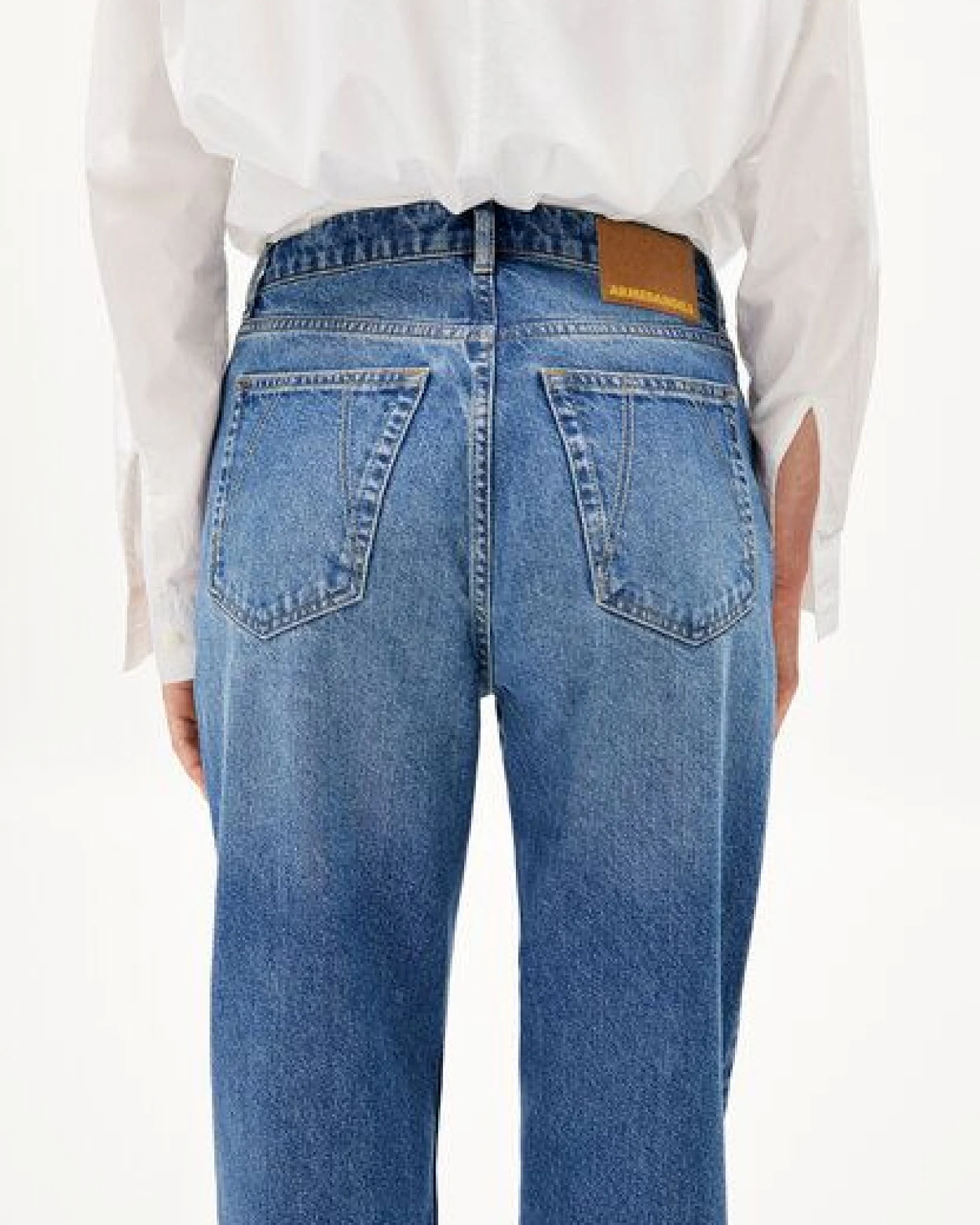 ARMEDANGELS AAIKALA Damen Straight Jeans High Waist aus recycelter Baumwolle – Ansicht 3