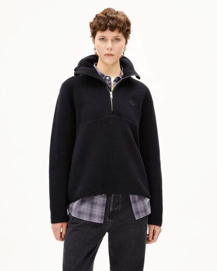 ARMEDANGELS HAARLEENAA Damen Fleece-Sweatshirt aus Bio-Baumwolle