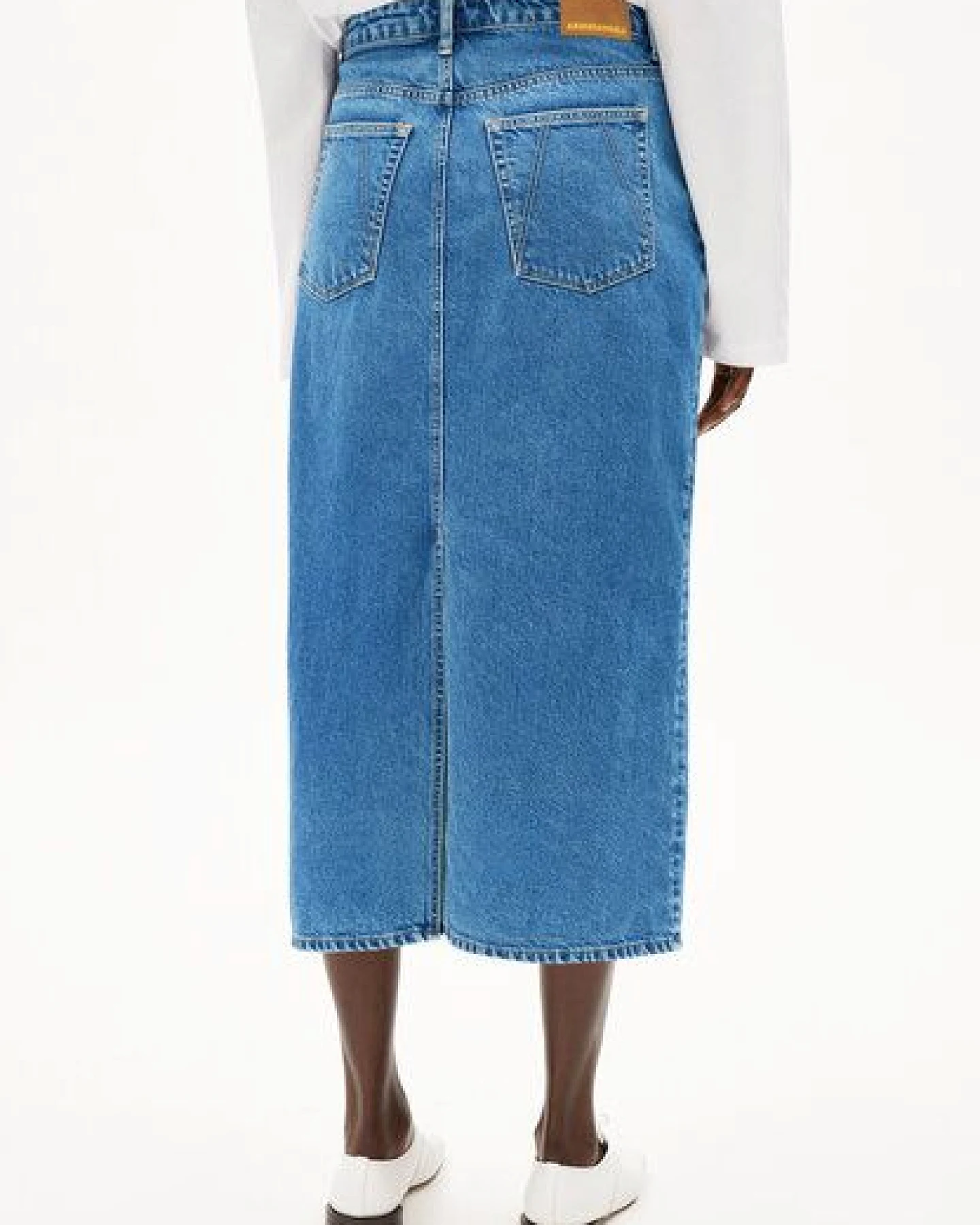 ARMEDANGELS KAALYKE DENIM Damen Jeansrock aus recycelter Baumwolle – Ansicht 2