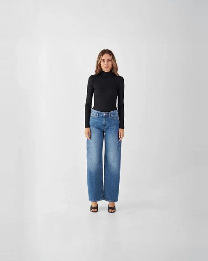 Damen Jeans ASH Barrel Leg Minimal Stretch DAWN Bio-Baumwolle
