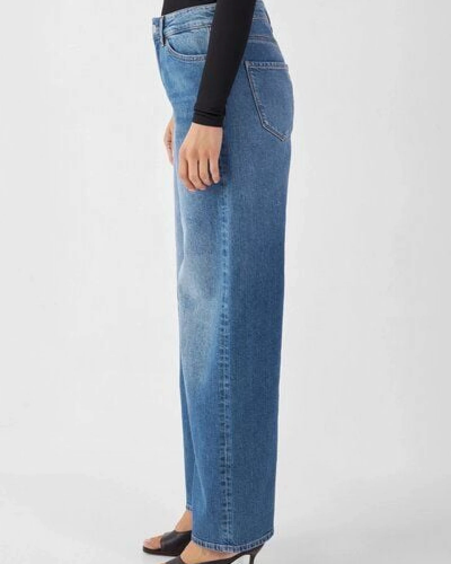 Damen Jeans ASH Barrel Leg Minimal Stretch DAWN Bio-Baumwolle – Ansicht 3