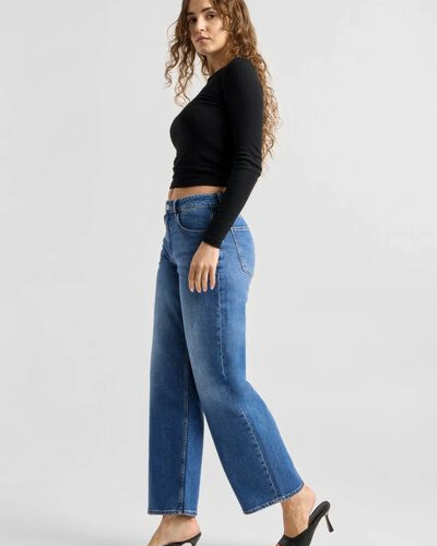 Damen Jeans ASH Barrel Leg Minimal Stretch DAWN Bio-Baumwolle – Ansicht 4