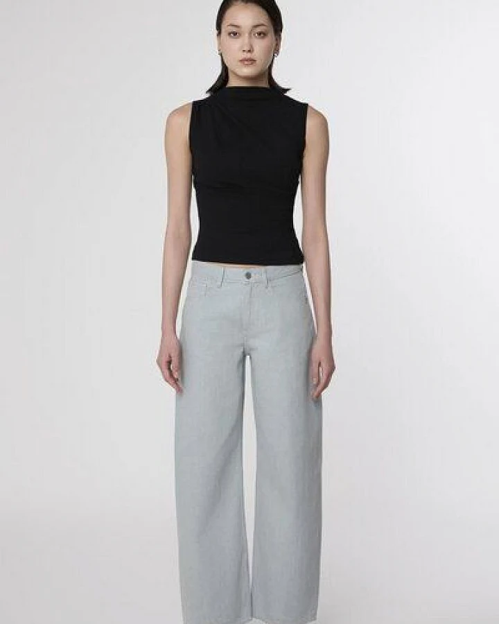 Damen Jeans ASH Barrel Leg Minimal Stretch DAWN Bio-Baumwolle