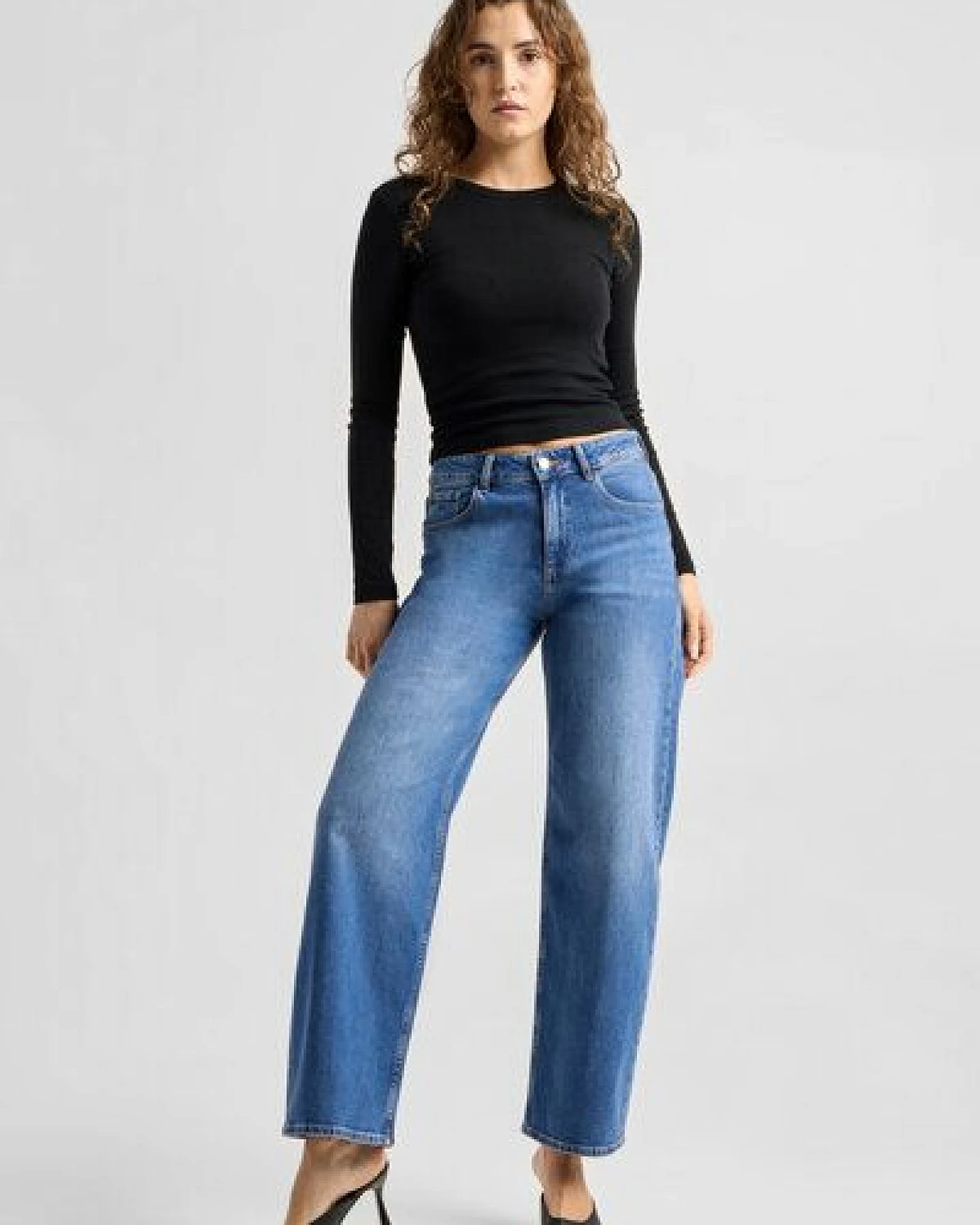Damen Jeans ASH Barrel Leg Minimal Stretch DAWN Bio-Baumwolle – Ansicht 2