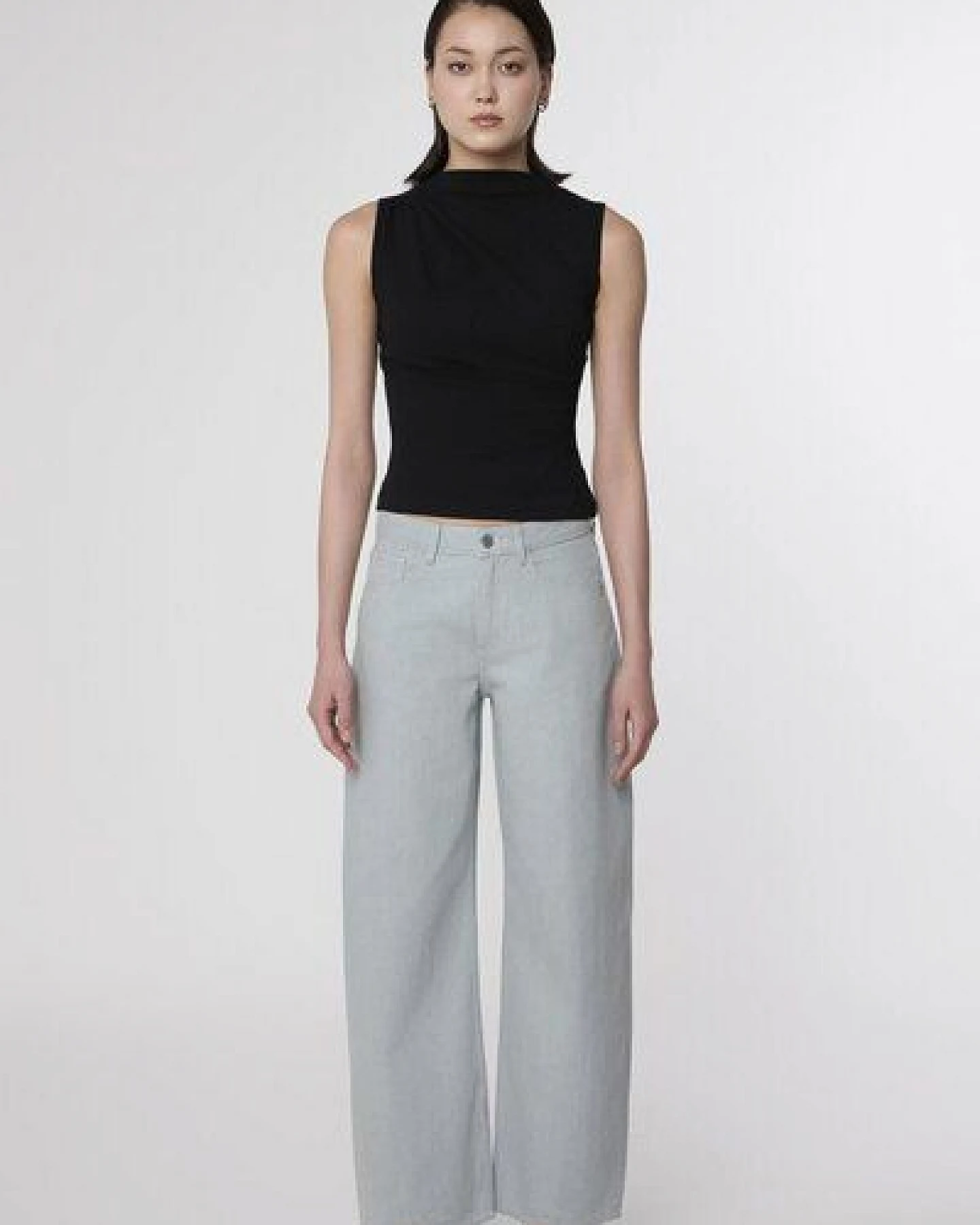 Damen Jeans ASH Barrel Leg Minimal Stretch DAWN Bio-Baumwolle – Ansicht 2