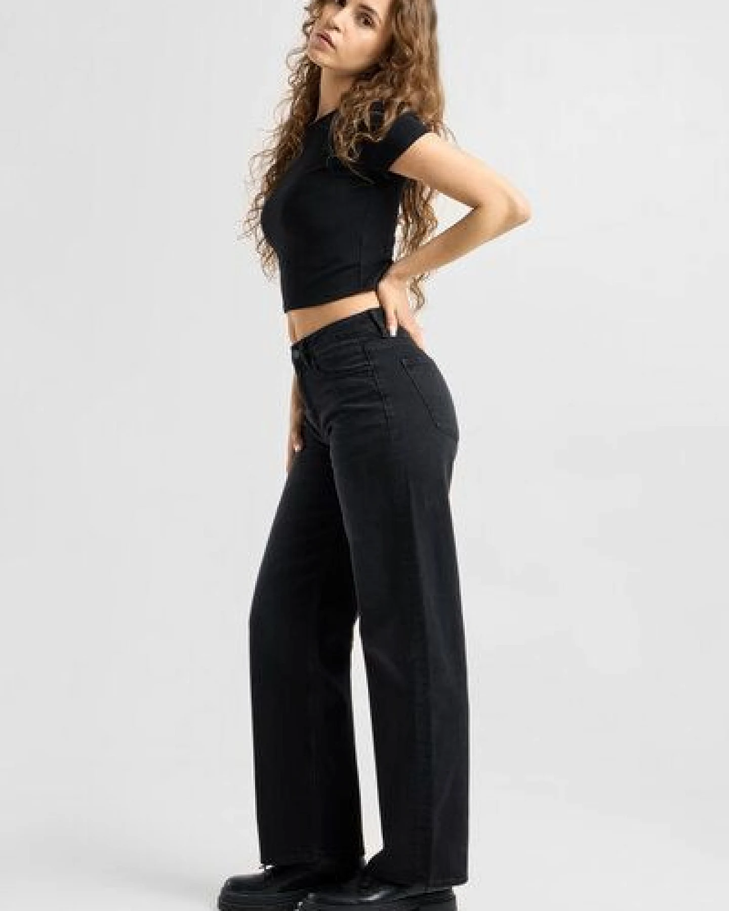 Damen Jeans ASH Barrel Leg Minimal Stretch DAWN Bio-Baumwolle – Ansicht 3