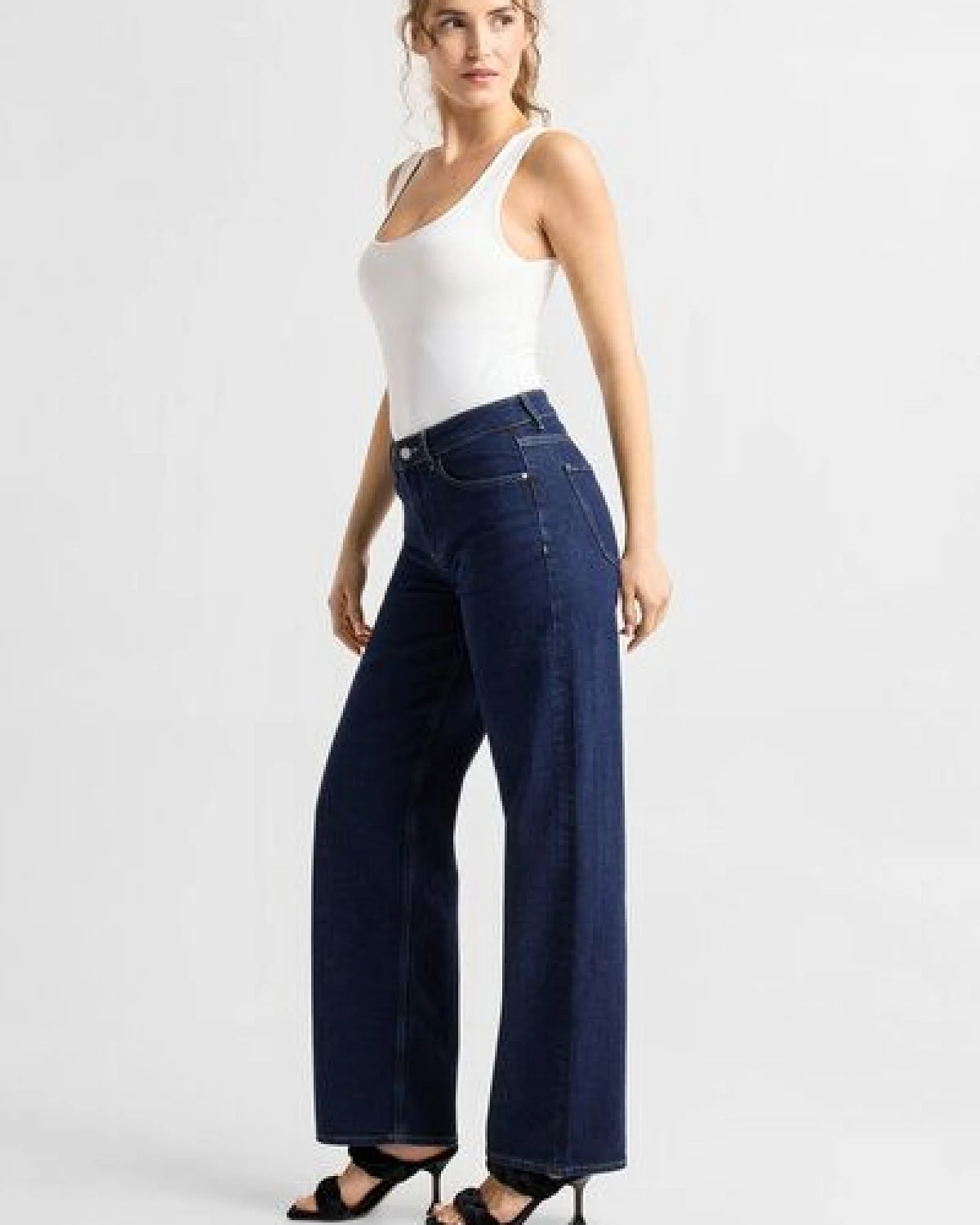 Damen Jeans ASH Barrel Leg Minimal Stretch DAWN Bio-Baumwolle – Ansicht 3
