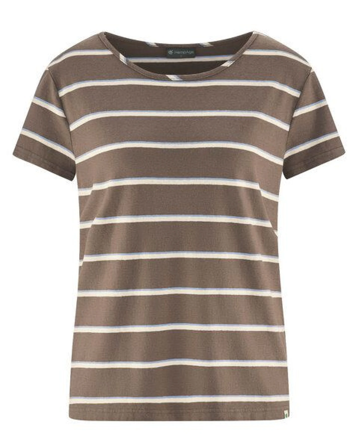 HempAge Damen Streifen T-Shirt Hanf/Biobaumwolle – Ansicht 2