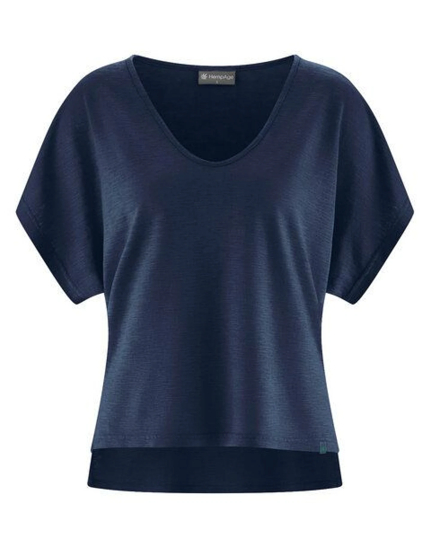 HempAge Damen Slub Jersey T-Shirt Hanf/Biobaumwolle – Ansicht 2