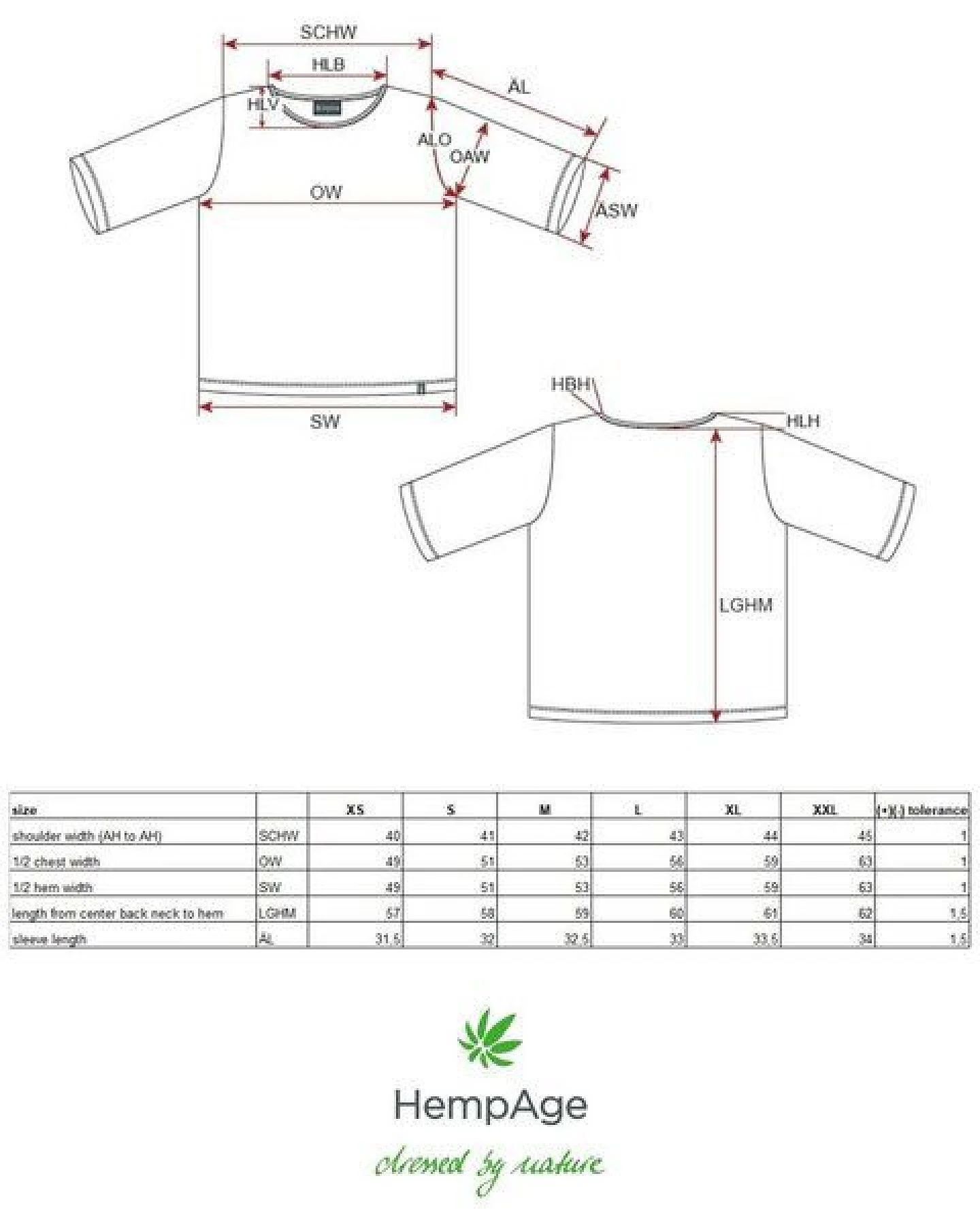 Hempage Damen Halbarm T-Shirt Hanf/Biobaumwolle – Ansicht 3