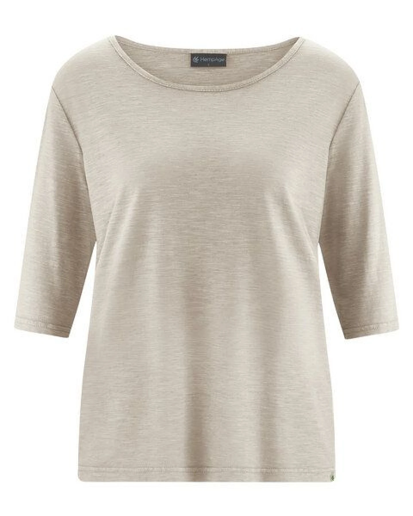 Hempage Damen Halbarm T-Shirt Hanf/Biobaumwolle – Ansicht 2