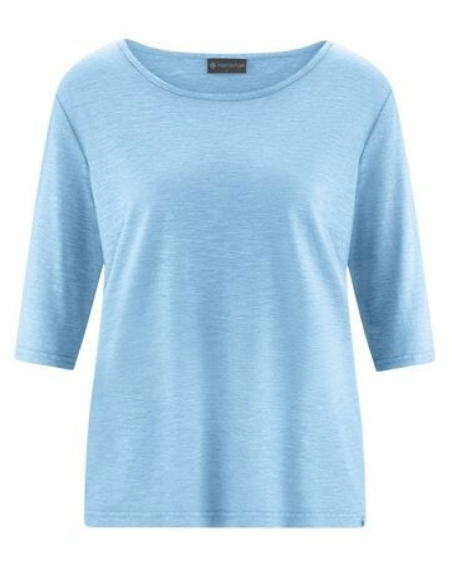 Hempage Damen Halbarm T-Shirt Hanf/Biobaumwolle – Ansicht 2