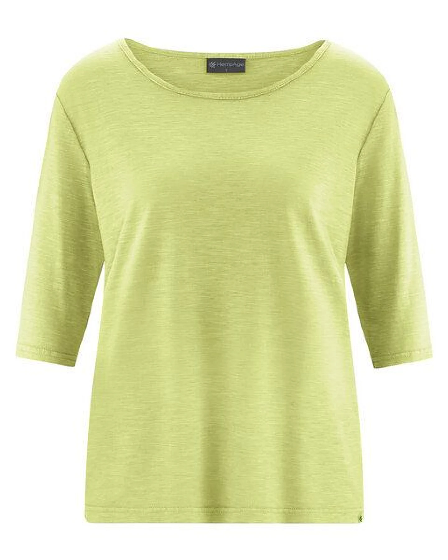 Hempage Damen Halbarm T-Shirt Hanf/Biobaumwolle – Ansicht 2
