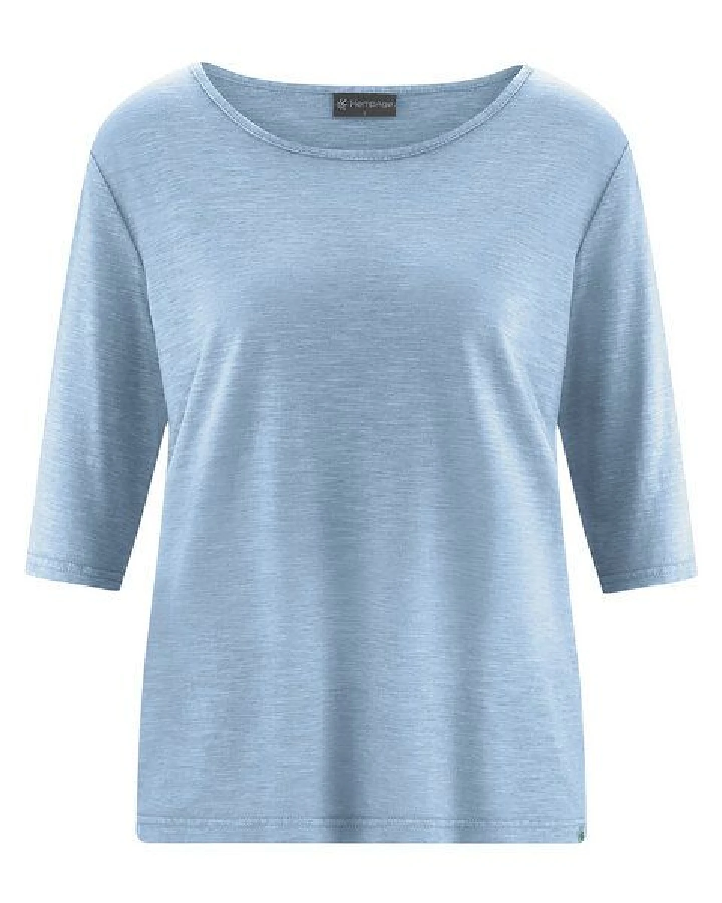 Hempage Damen Halbarm T-Shirt Hanf/Biobaumwolle – Ansicht 2