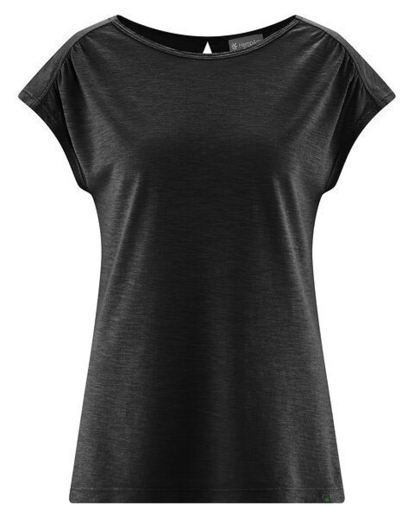 HempAge Damen T-Shirt mit rückseitigem Cut Out Hanf/Biobaumwolle – Ansicht 2