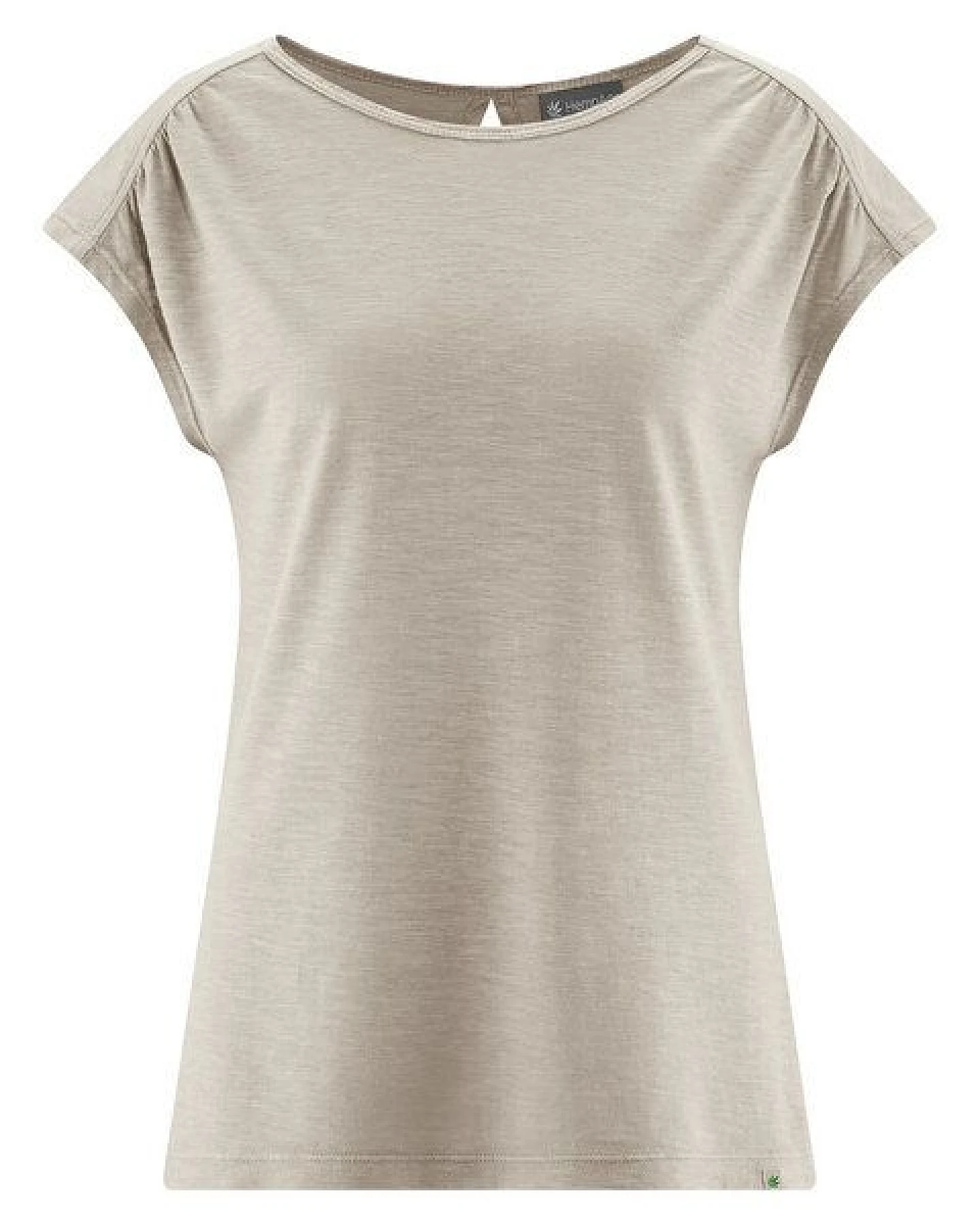 HempAge Damen T-Shirt mit rückseitigem Cut Out Hanf/Biobaumwolle – Ansicht 2