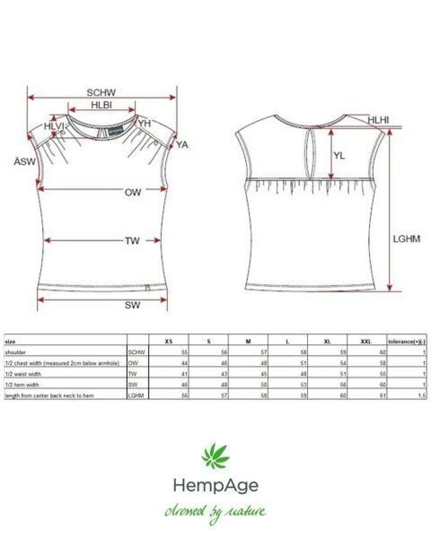 HempAge Damen T-Shirt mit rückseitigem Cut Out Hanf/Biobaumwolle – Ansicht 3