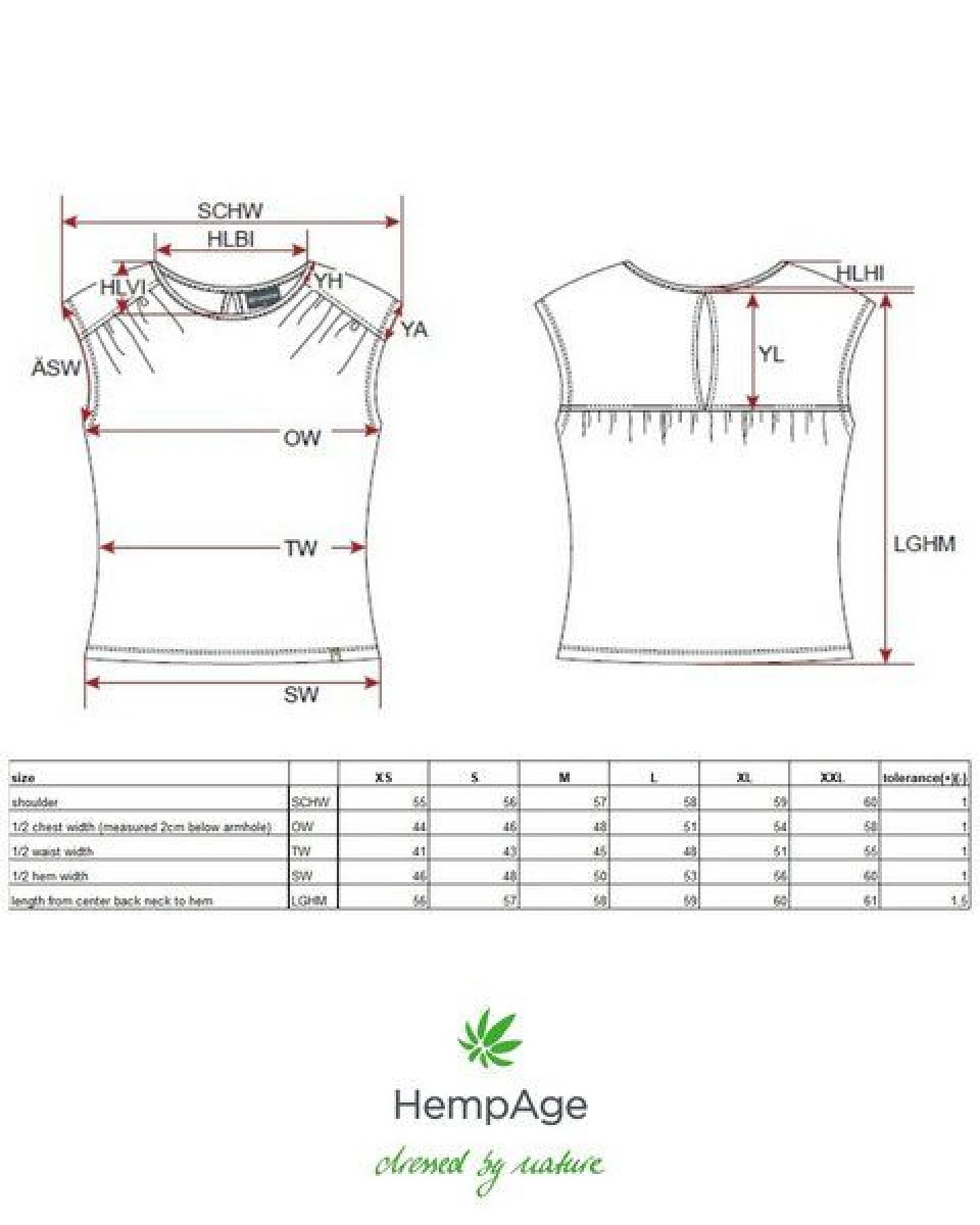 HempAge Damen T-Shirt mit rückseitigem Cut Out Hanf/Biobaumwolle – Ansicht 3
