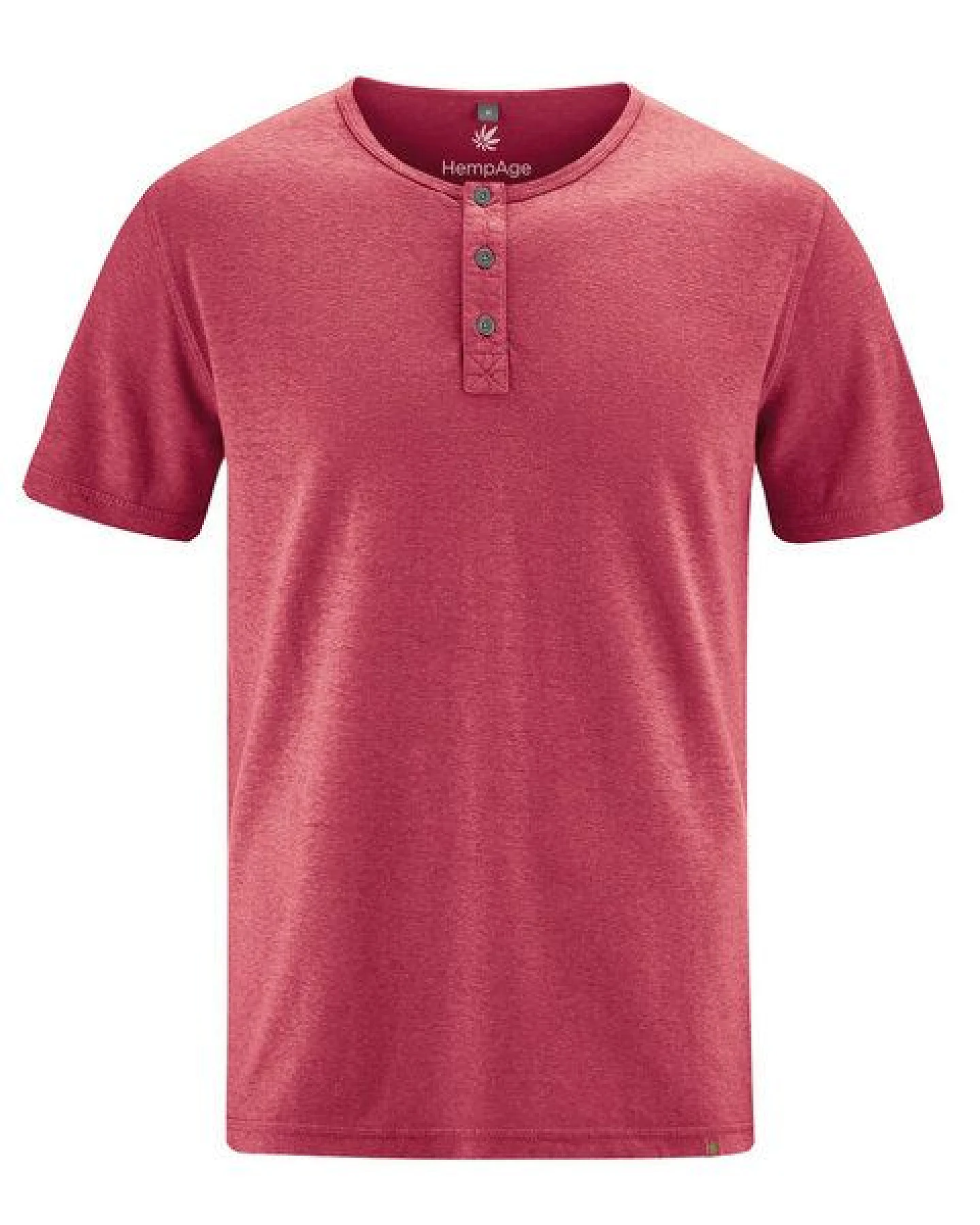 HempAge Herren Henley T-Shirt Hanf/Biobaumwolle – Ansicht 2