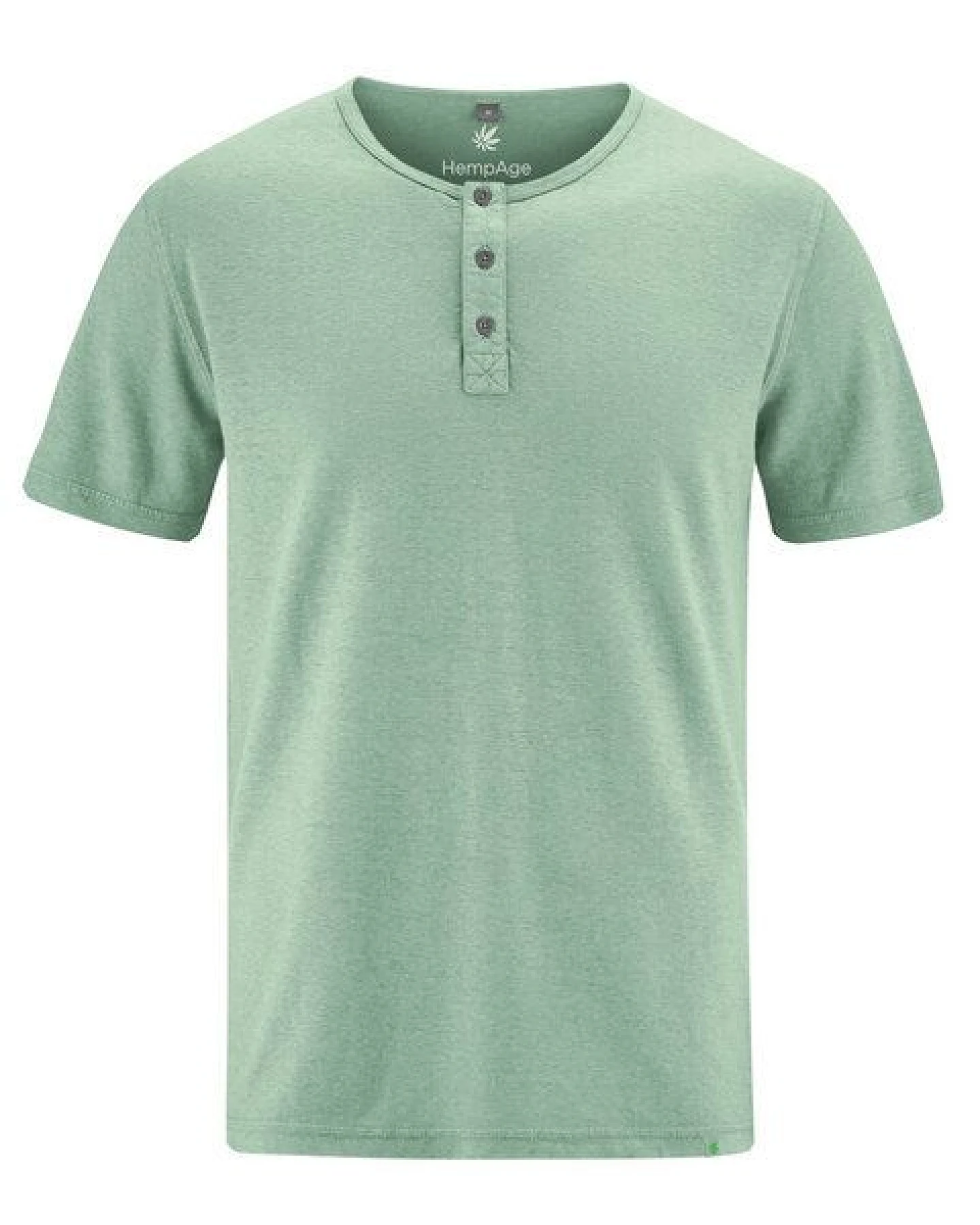 HempAge Herren Henley T-Shirt Hanf/Biobaumwolle – Ansicht 2