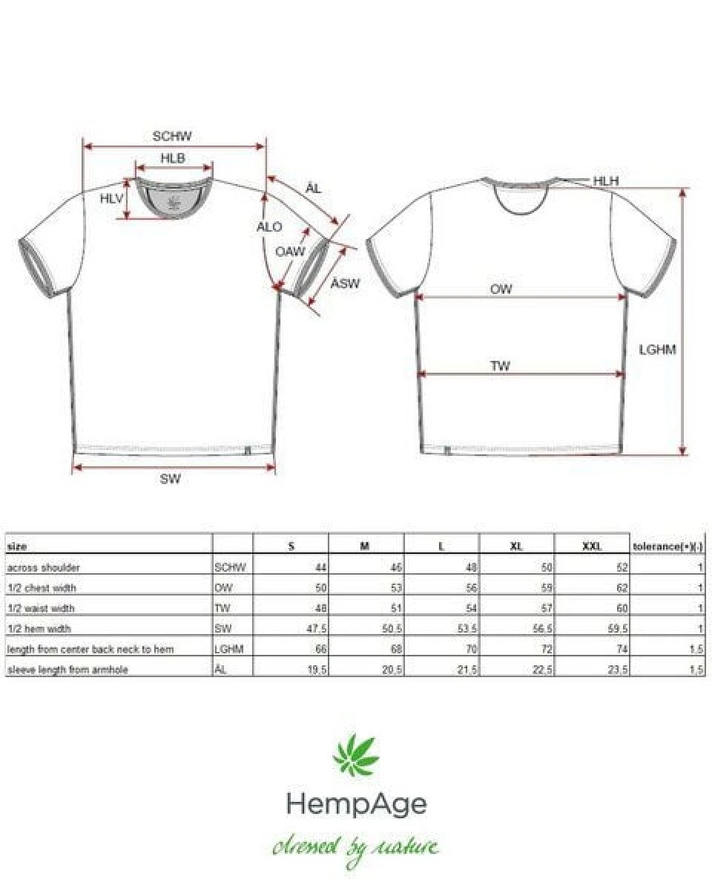 HempAge Herren T-Shirt Hanf/Biobaumwolle – Ansicht 3