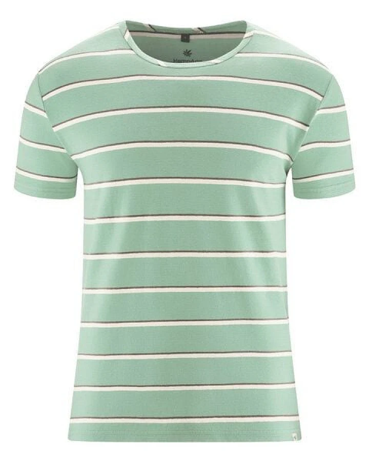 HempAge Herren Streifen T-Shirt Hanf/Biobaumwolle
