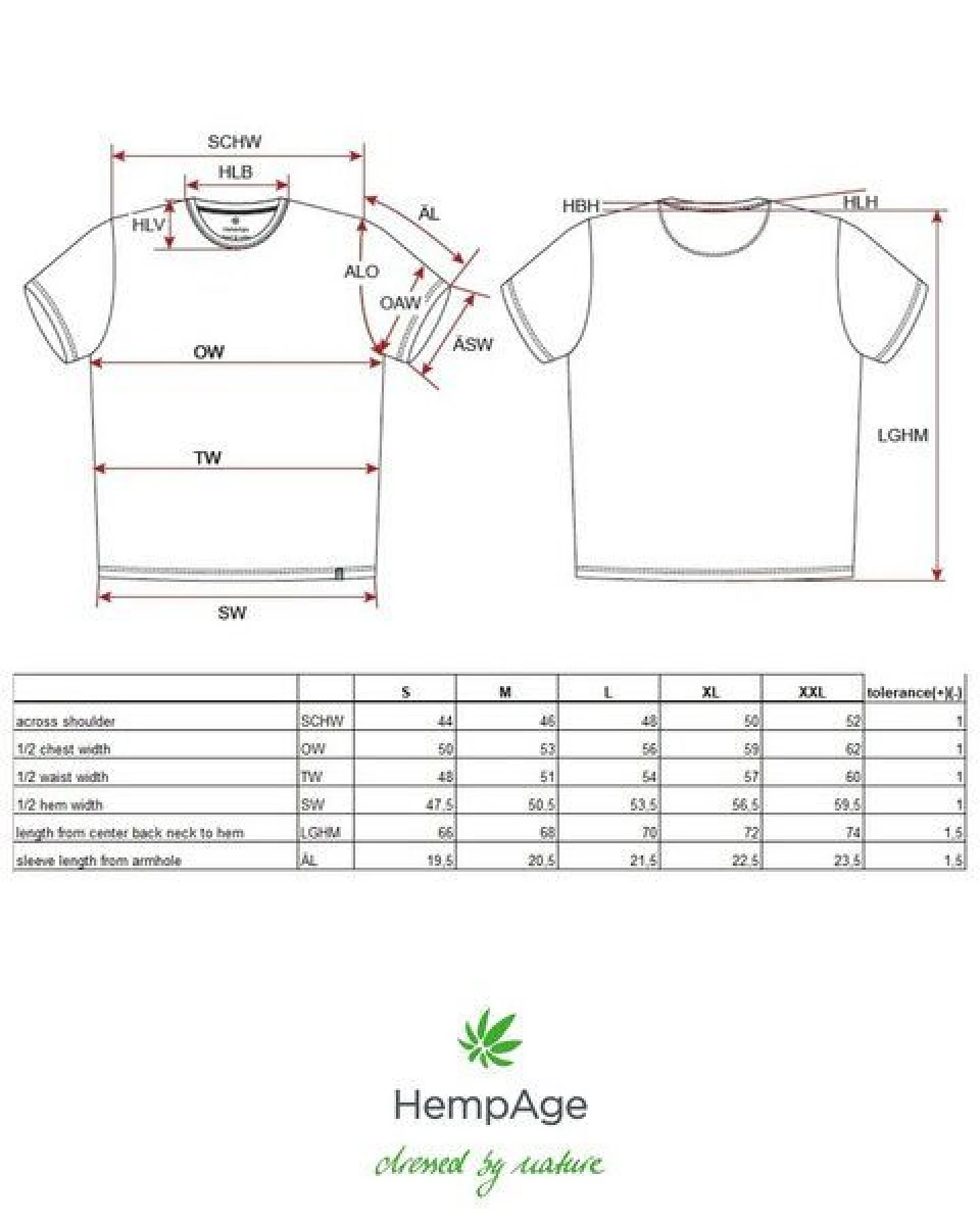 HempAge Herren Streifen T-Shirt Hanf/Biobaumwolle – Ansicht 3