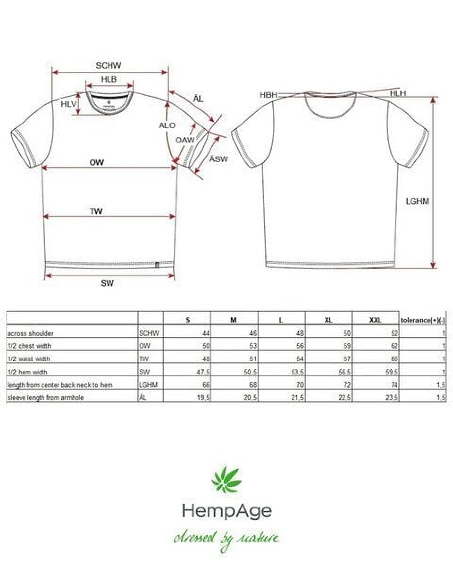 HempAge Herren Streifen T-Shirt Hanf/Biobaumwolle – Ansicht 3