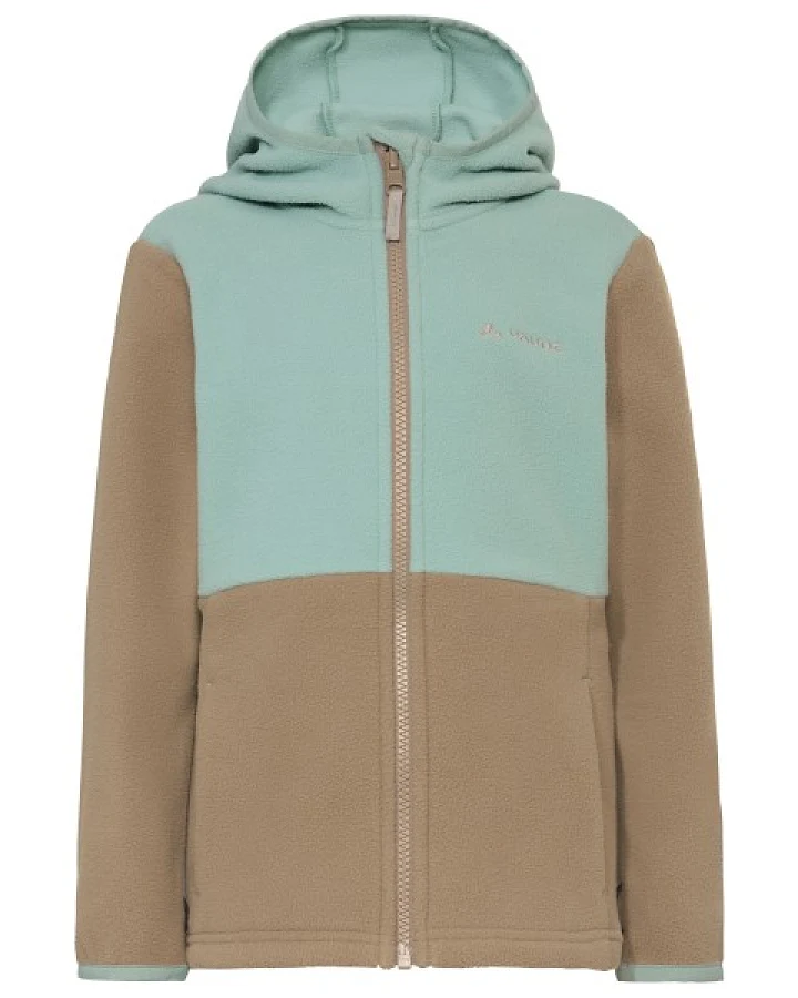 Produktseite: Vaude - Kid's Pulex Hooded Jacket II - Fleecejacke Gr 92 beige