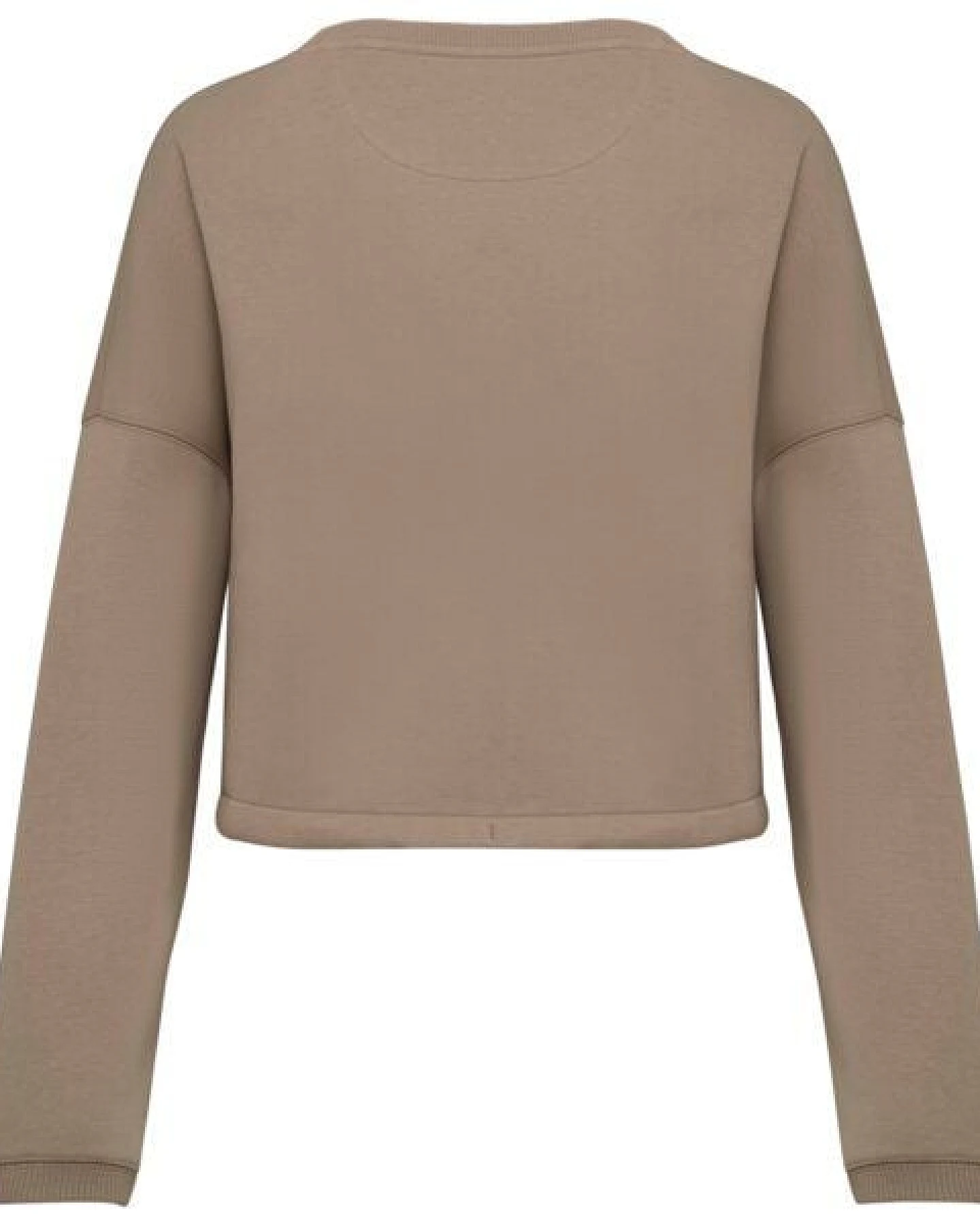 Greenspired Umweltfreundliches cropped Oversize Damen Sweatshirt mit Rundhalsausschnitt 280g/m² XS- XL – Ansicht 2