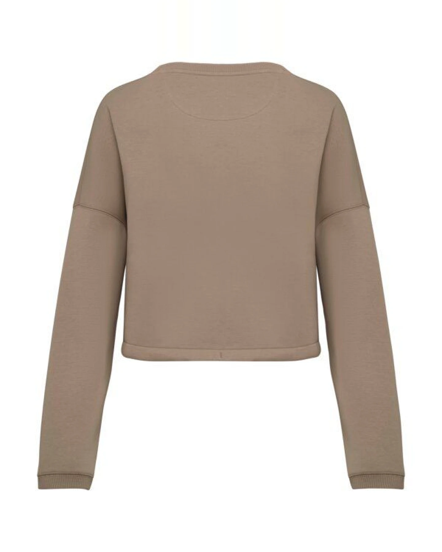 Greenspired Umweltfreundliches cropped Oversize Damen Sweatshirt mit Rundhalsausschnitt 280g/m² XS- XL – Ansicht 2