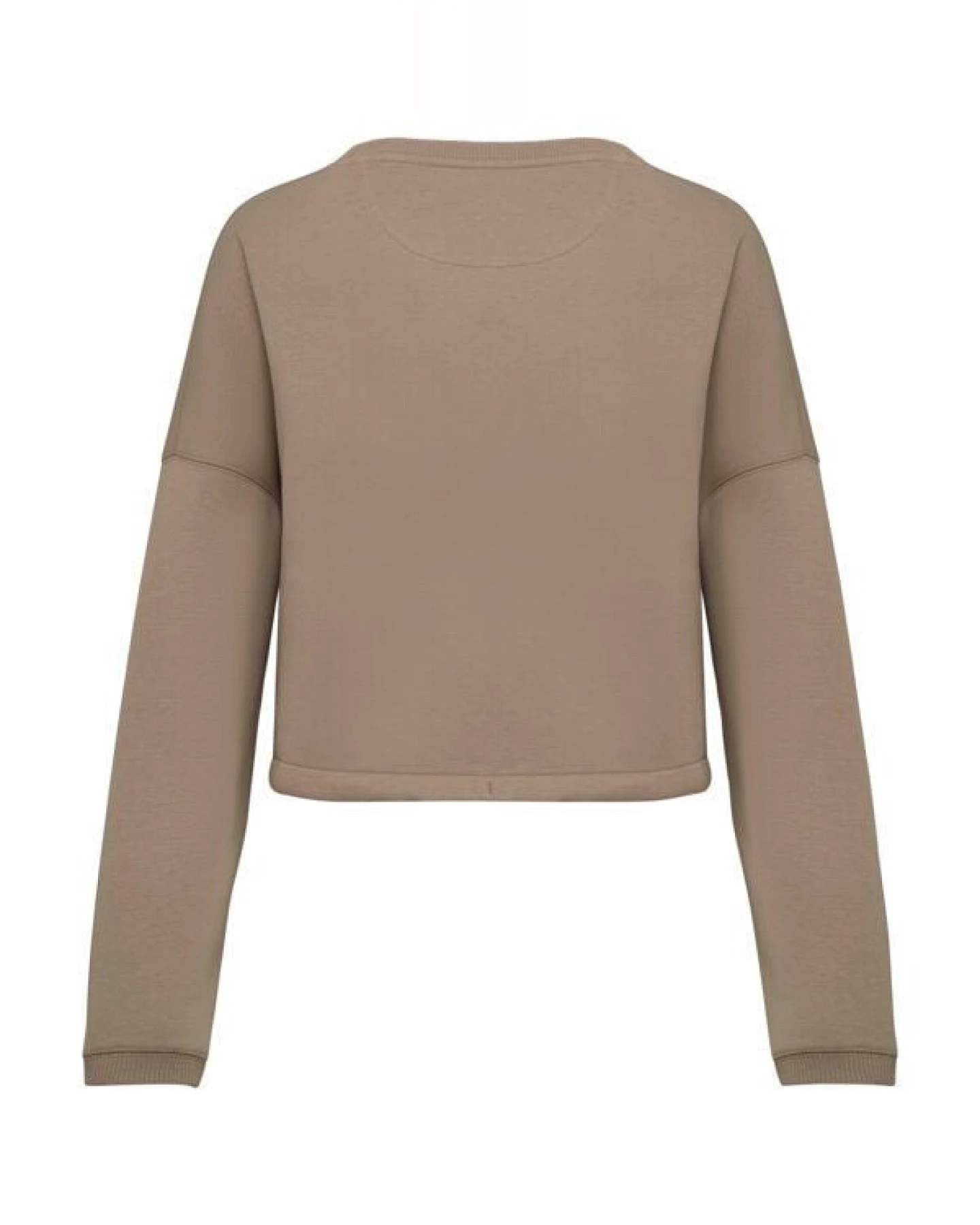 Greenspired Umweltfreundliches cropped Oversize Damen Sweatshirt mit Rundhalsausschnitt 280g/m² XS- XL – Ansicht 2