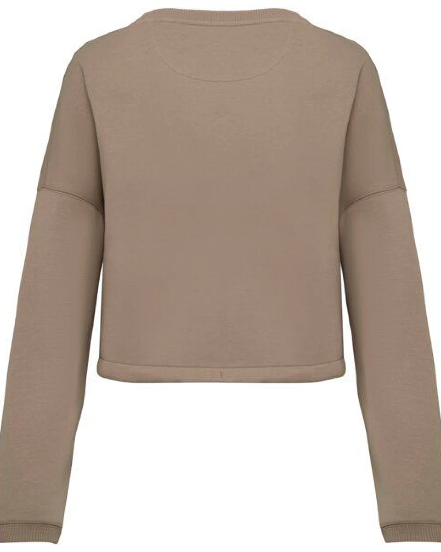 Greenspired Umweltfreundliches cropped Oversize Damen Sweatshirt mit Rundhalsausschnitt 280g/m² XS- XL – Ansicht 2